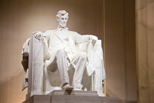 lincoln memorial statue, Washington, DC