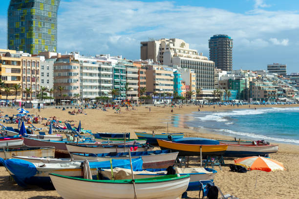 istock Las Canteras Beach in Las Palmas de Gran Canaria. 1875235138