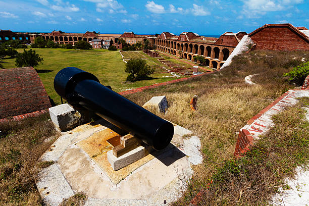 Fort Jefferson on Dry Tortugas, Florida, USA stock photo