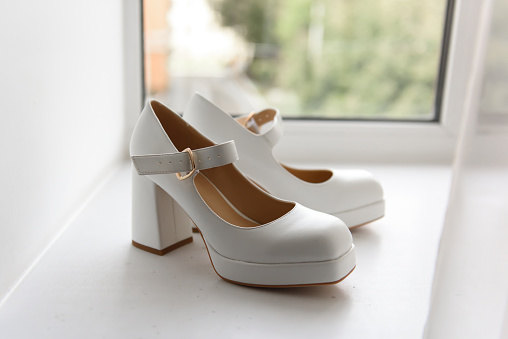 Shoes for the wedding ceremony.