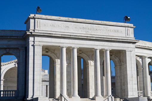 Memorial Amphitheater, Arlington Cemetery Virginia, Near Washington, DC