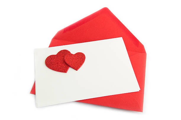 istock Red letters on card with hearts 187528666