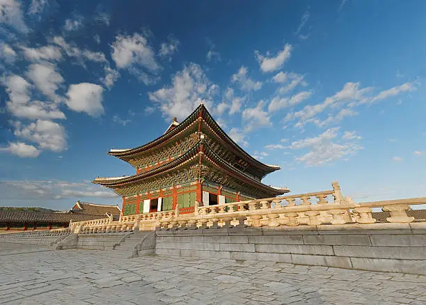 Geunjeong Pavilion in Gyeongbok Palace, Seoul Korea 