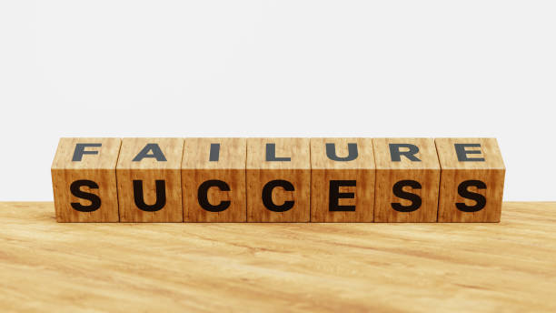 istock Learning from mistakes. Success after many failures concept. Failure gives experience and makes you successful. Wooden cubes changes word FAILURE to SUCCESS. 3d illustration 1875304651