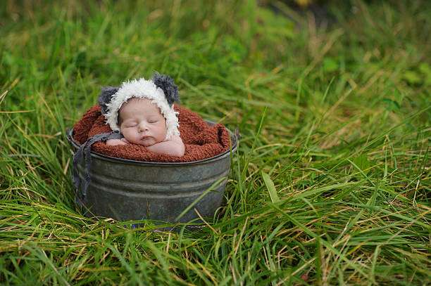 istock Sleeping Newborn Girl 187532953