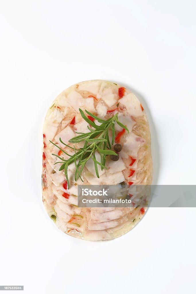 Carne di pollo e verdure in aspic - Foto stock royalty-free di Antipasto