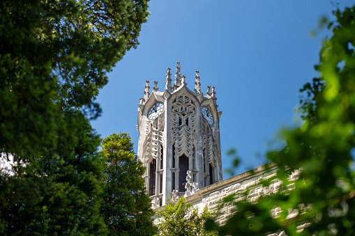 Old Church Tower in Lisbon, Portugal
