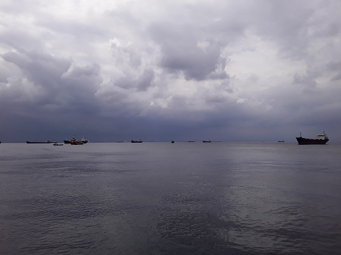 The photo was taken from the Büyükada (Prince Islands) ferry.