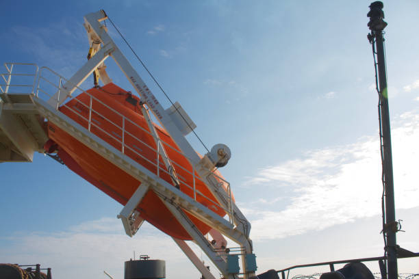istock Life boat of a ship 1875349425