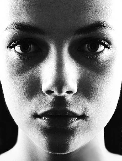 istock Black and white woman portrait 187535333