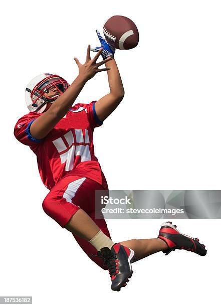 Footballspieler Stockfoto und mehr Bilder von Fangen - Fangen, Amerikanischer Football, Football - Spielball