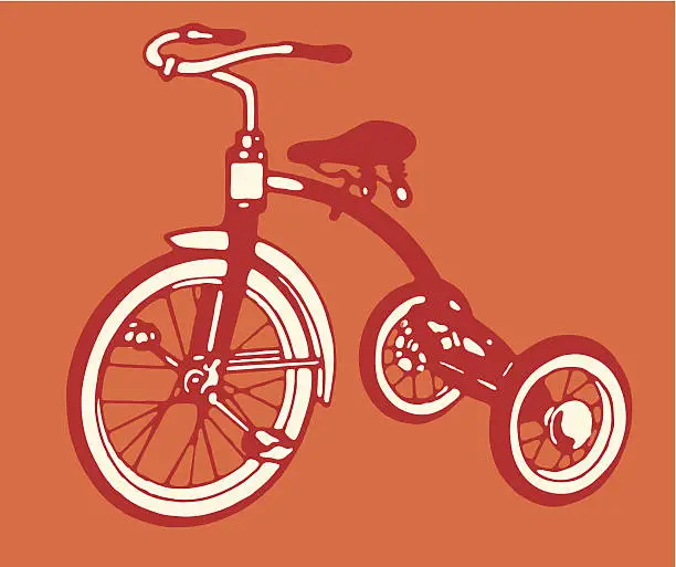 Vector illustration of Tricycle