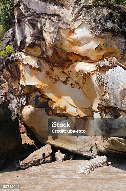 Pietra Arenaria Superficie - Fotografie stock e altre immagini di Arancione - Arancione, Arenaria - Roccia sedimentaria, Astratto