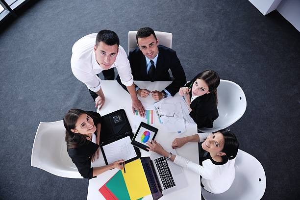 istock business people in a meeting at office 187539983