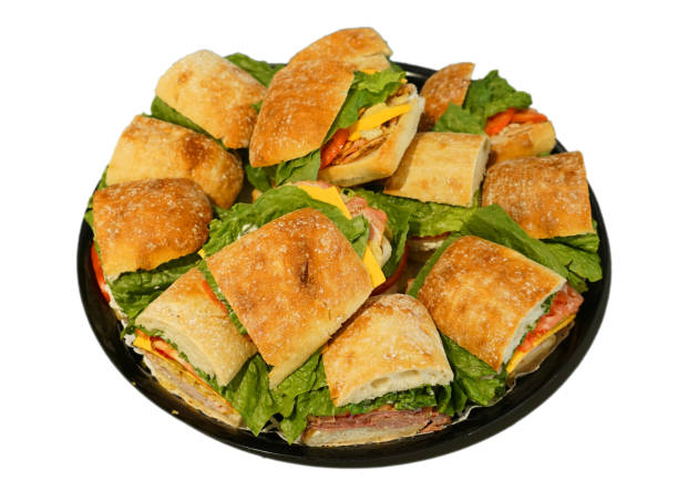 istock close up on fresh sandwich in the platter 1875401899