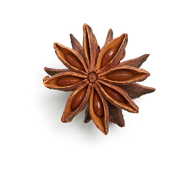 istock two whole star anise isolated on white background 187540205
