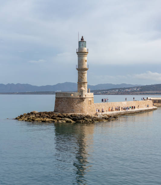 istock Lighthouse of Chania 1875405476