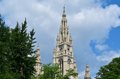 Town hall of the Austrian capital in Vienna