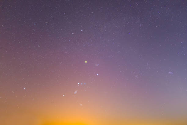 istock closeup Orion constellation on night starry sky 1875412718