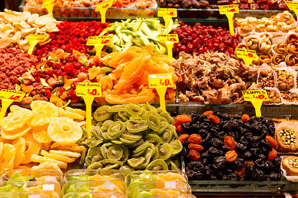 istock Dried fruits in Spice Bazaar 187541450