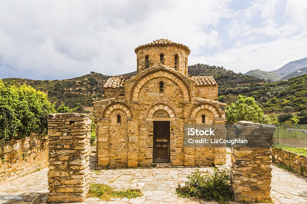 Church of the Panayia w Fodele.  Kreta - Zbiór zdjęć royalty-free (Kreta)