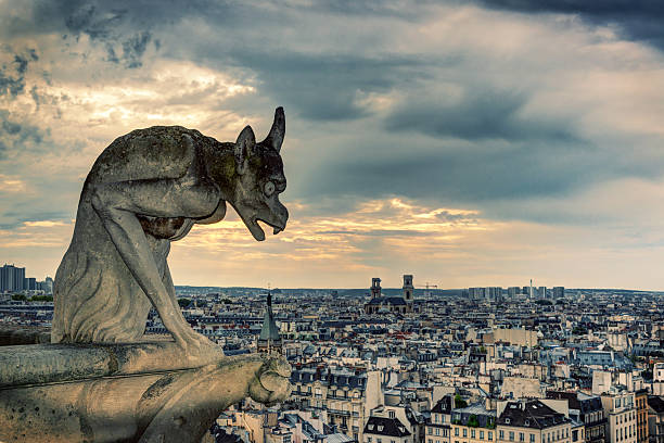 istock Chimera (gargoyle) of Notre Dame de Paris 187542140