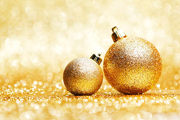 istock Golden christmas ball 187542533