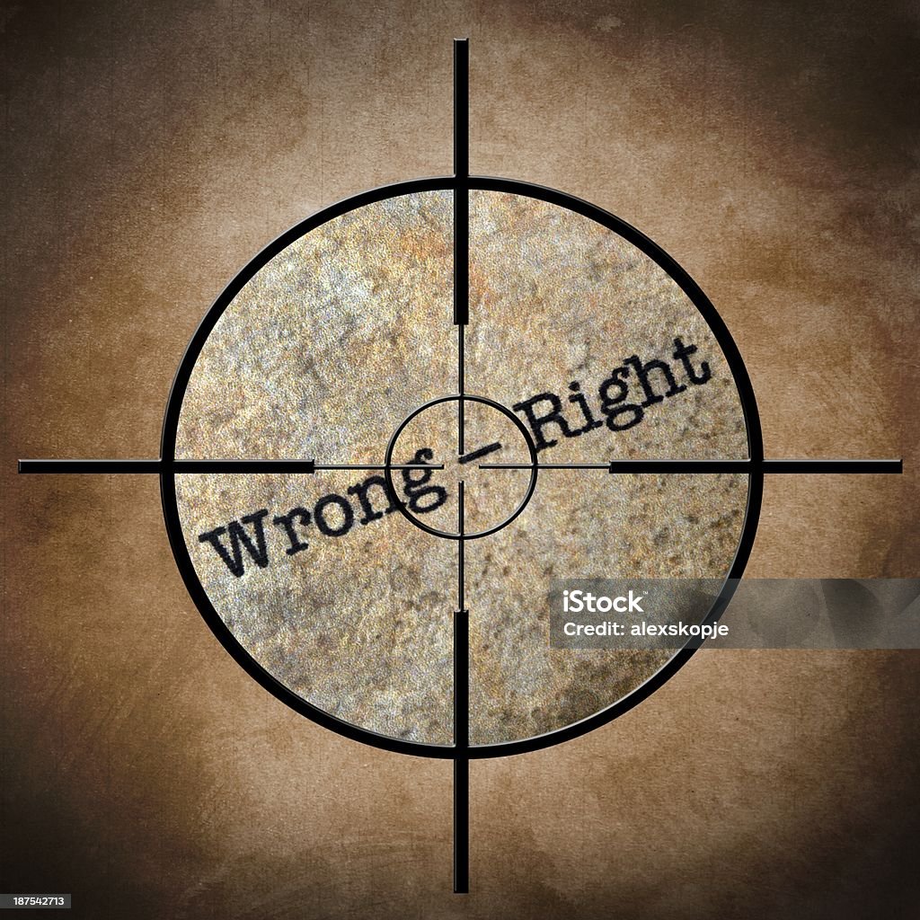 Wrong-bon objectif concept - Photo de Carré - Composition libre de droits