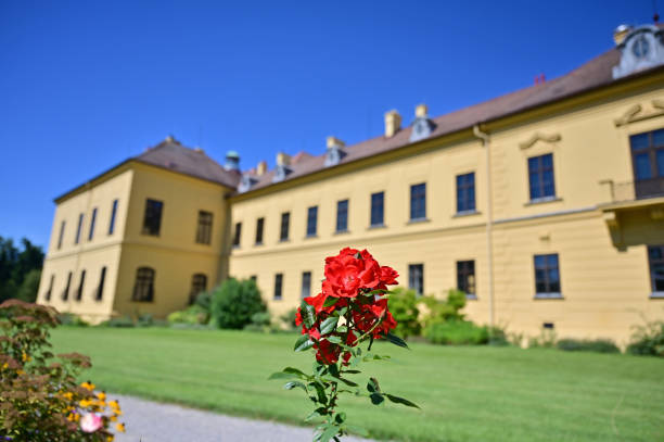 Eckartsau Castle in Marchfeld in Lower Austria, refuge of the last Austrian Emperor Karl