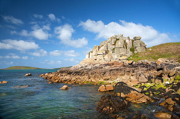 Tresco, Isles of Scilly Interesting rock formations on Tresco, Isles of Scilly, Cornwall, England. tresco stock pictures, royalty-free photos & images