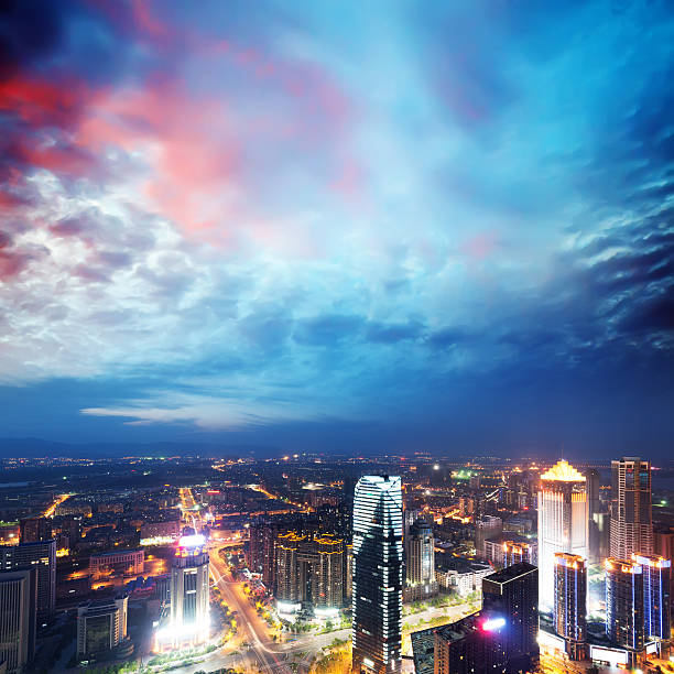istock Bird view at Nanchang China. 187550459