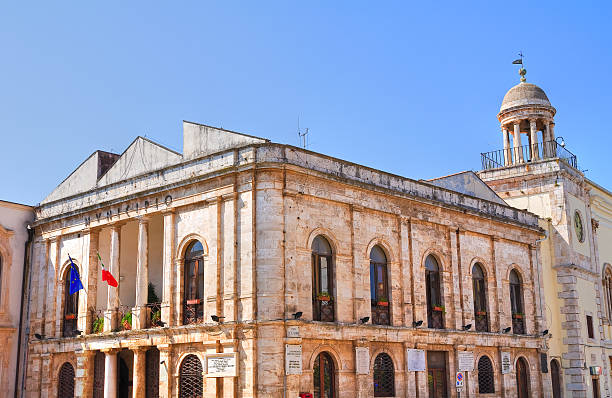 Town Hall Building. Conversano. Puglia. Italy. Town Hall Building. Conversano. Puglia. Italy. conversano stock pictures, royalty-free photos & images