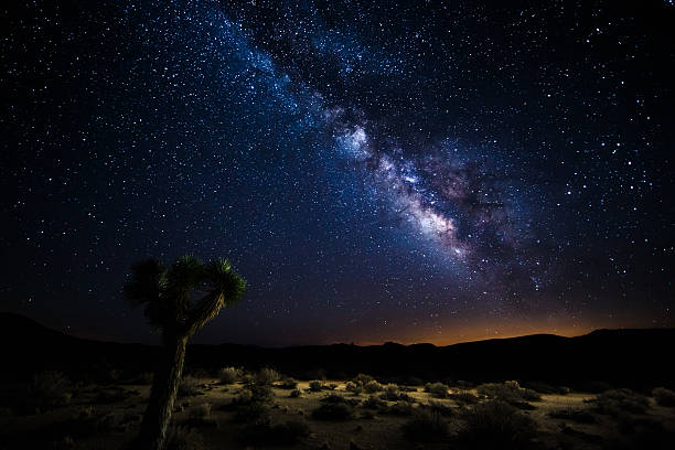 istock Death Valley silhouette beneath the Milky Way 187550811