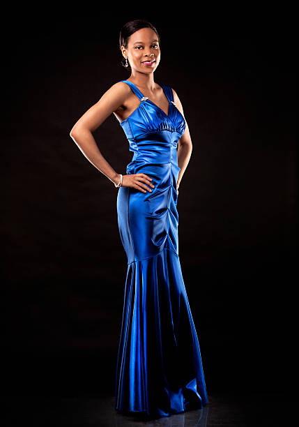 istock black woman in evening gown 187551073