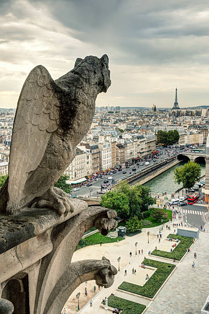 istock Chimera of Notre Dame de Paris 187551375