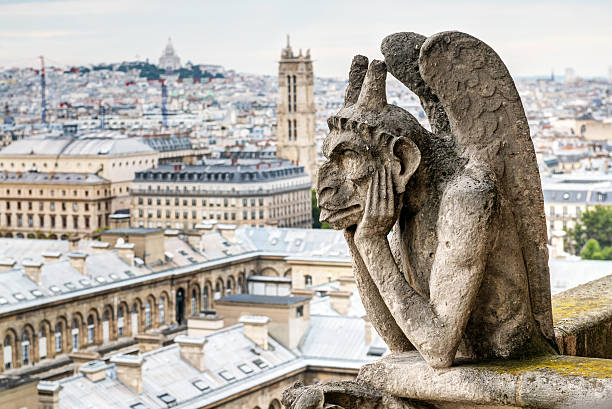 istock Chimera of Notre Dame de Paris 187551383