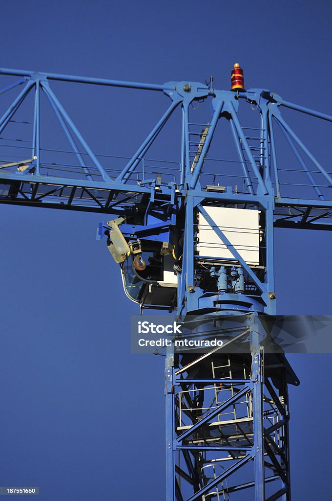 Tower Krans auf einer Baustelle - Lizenzfrei Architektur Stock-Foto