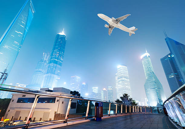 istock Beautiful Shanghai Pudong skyline at dusk 187554153