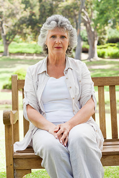 istock Woman with her hands on the lap 187554420