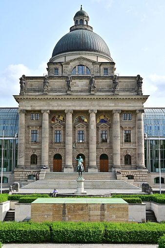 State Chancellery in Munich, official residence of the Bavarian Prime Minister and one of the highest state authorities, Bavaria, Germany