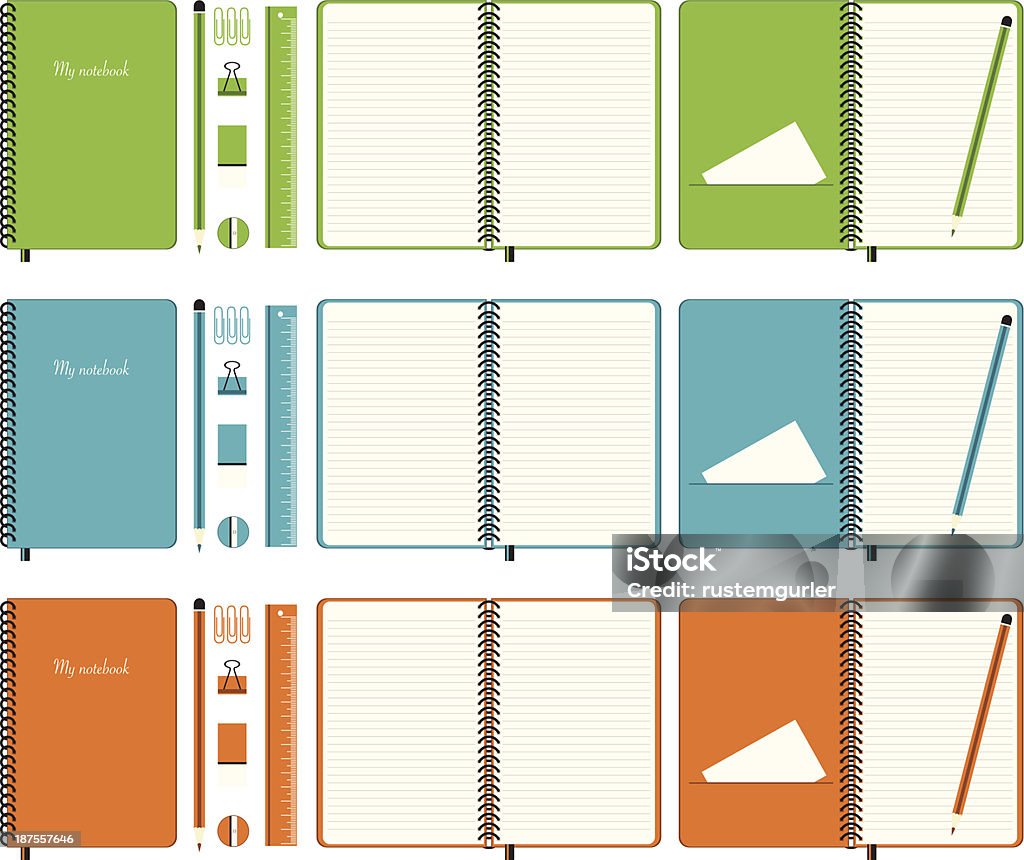 Note Book Design Set Notebook Set Stock Illustration - Download Image Now - Model - Object ...