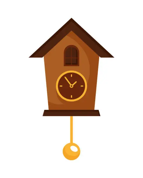 Vector illustration of Germany, Cuckoo clock