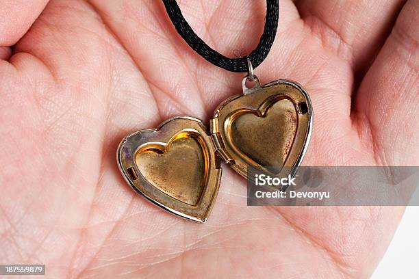 Locket Stock Photo - Download Image Now - Locket, Heart Shape, Open
