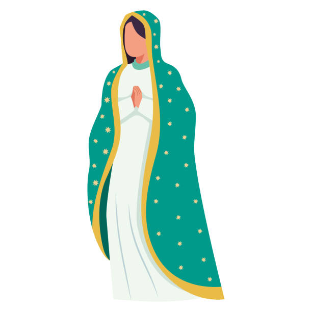 Virgen de Guadalupe Religious virgen de guadalupe religious illustration virgen de guadalupe stock illustrations