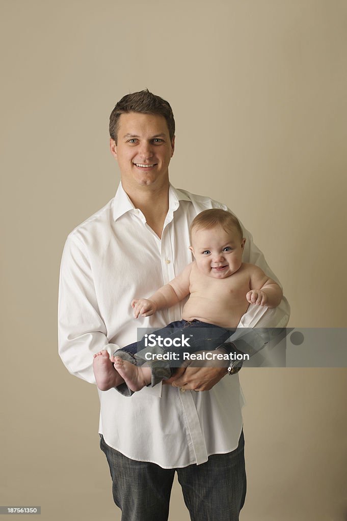 Pai e filho - Foto de stock de 0-11 meses royalty-free