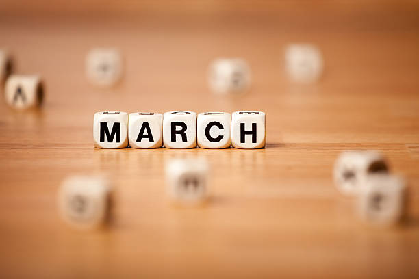 istock March Spelled In Letter Cubes 187561681