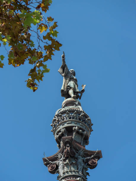 istock Columbus monument in Barcelona 1875617021