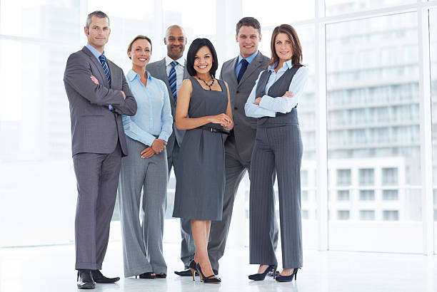 istock They always stand together - Corporate unity 187563486
