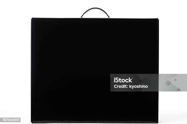 絶縁ショットのブラックのボックスハンドルを白背景 - からっぽのストックフォトや画像を多数ご用意 - からっぽ, カットアウト, カラー画像