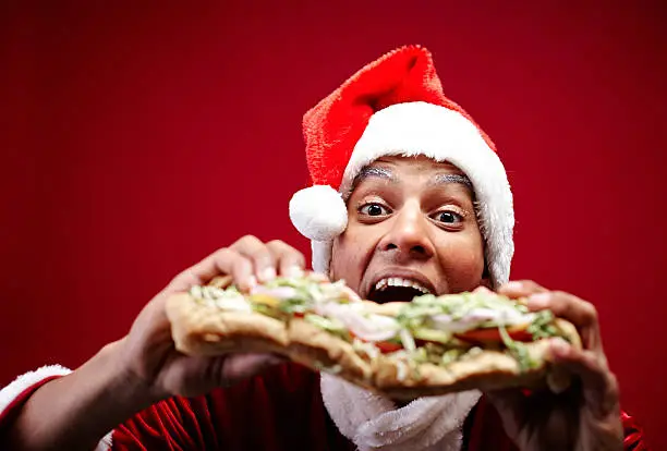 Photo of Hungry Santa